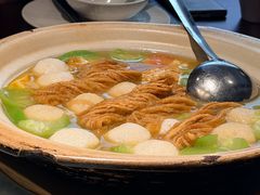 丝瓜鱼丸炖馓子-永安鱼庄·镇江菜(东吴路店)