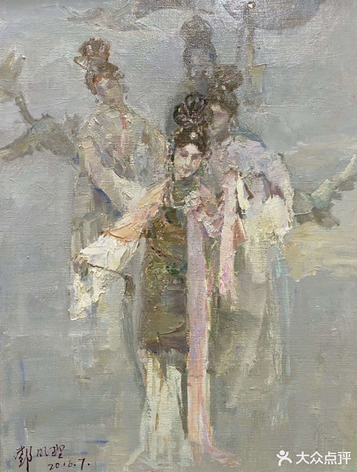 精美绝伦的戏曲艺术油画作品