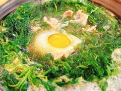 窝蛋桑叶滑肉汤-不二啫·广府啫啫煲(江燕路万科里店)