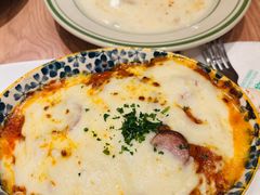 招牌西西里肉酱芝士烤饭-玛格萝妮比萨屋(四平店)
