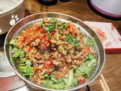 -廖师傅大蒜炒腊肉(袁家岭店)