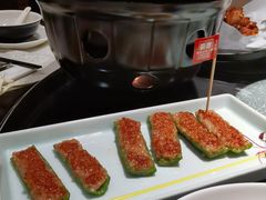 青椒塞肉-滋粥楼·顺德菜海鲜茶点(方舟店)
