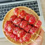 冰糖葫芦爱上了冬天，回味童年冰糖草莓冰糖秋葵