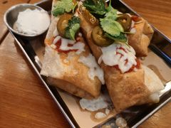 炸烟熏鸡肉超级卷-Devils’ Brewery小恶魔精酿啤酒(泛海美式熏肉店)