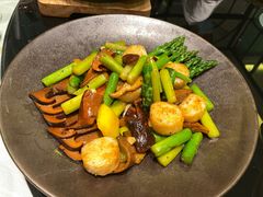 烧汁白玉菇炒带子-尚一汤·粤菜海鲜(环球港店)