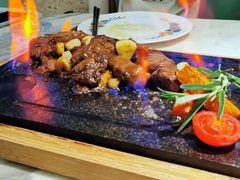 田园澳洲骰子牛肉-蜜桃花开·中西融合菜E&W(南长街店)
