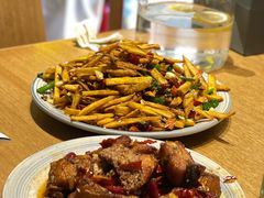 干煸藕丝-静一餐厅·湖北菜(前门店)