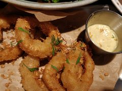 酥炸鱿鱼圈附大蒜蛋黄酱-卡朋厨房(289艺术园区店)