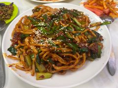 -明记汤揪片子炒面(红山市场特色美食街店)