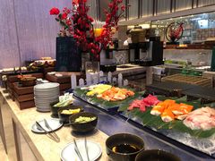 自助取餐区-菲住布渴酒店自助餐厅(阿里巴巴西溪园区店)