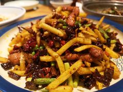 刀口椒爆肉柳-大厨小馆(华阳城店)
