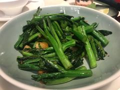 蒜香生炒广东菜心苗-港丽餐厅(高德置地店)
