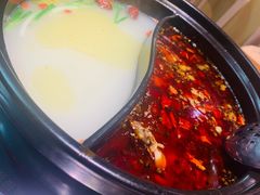 美蛙牛油骨汤鸳鸯锅-串门邻居串串火锅(云南南路店)