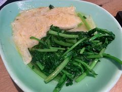 鸡汁腐皮香蒿-新白鹿餐厅(城西银泰城店)