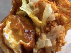 -小红车炸蛋葱油饼