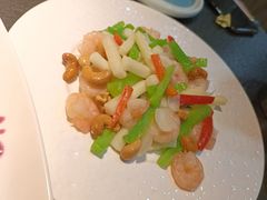 百合莴笋腰果虾仁-三道菜(明堂公园店)