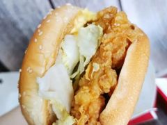 香辣鸡腿堡单人餐兑换券-肯德基(渔阳店)