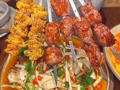 -拾光与烟火丨炭火串烧·自贡小活鲜(西村大院店)