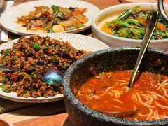 酸腌菜炒肉沫-浩海火燒雲傣家菜(芮欧百货店)