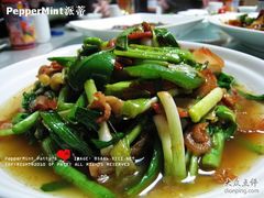 蒜苗炒腊肉-马虎风味菜馆(王府园小区店)