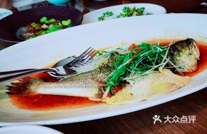 Bamboo Shoot Paste Steamed Yellow Croaker