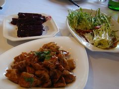 蓝莓山药、怪味鸡、拌苦菊-峨嵋酒家(德内店)