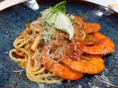 芝士蘑菇鲜虾意大利面-BE BRIGHT KITCHEN(正佳广场店)