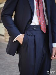 -怒马会 全麻衬西装高级定制