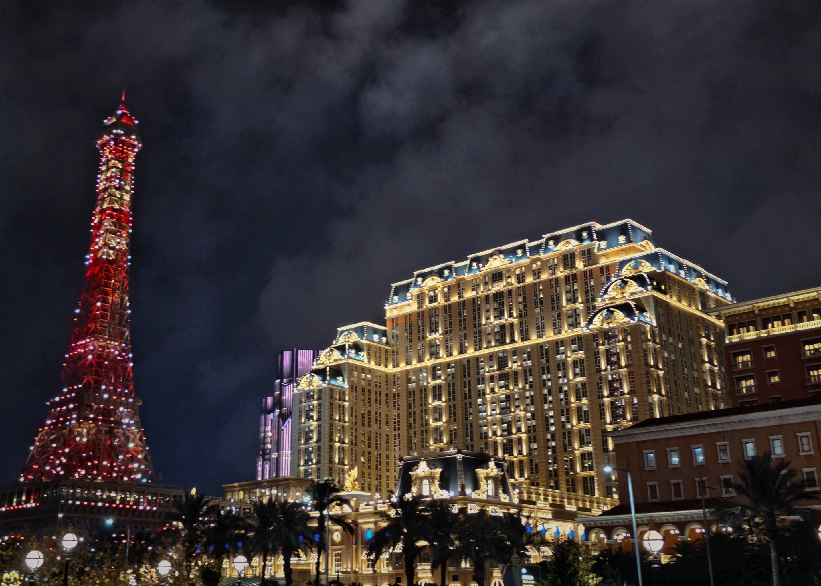 澳门氹仔夜景图片