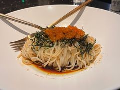 三文鱼籽葱油捞面-小运河·公馆(国贸店)