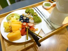 冬日抹茶熔浆火锅-36抹茶·千层与鲜果茶(欢乐海岸店)