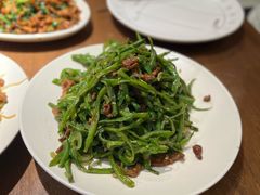鲜豆角丝炒肉-姥姥家春饼店(八里庄店)
