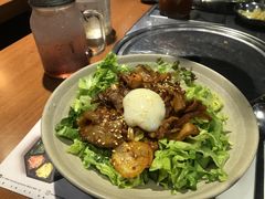 烤五花肉流心蛋包飯-炑八韩烤(琼华店)