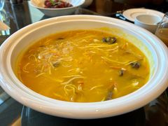 金汤虫草花三丝鱼肚羹-泛太平洋大酒店·海天楼中餐厅·粤菜