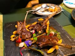 脆烤新西兰羊排-阿兹凯乐·老洋房西餐