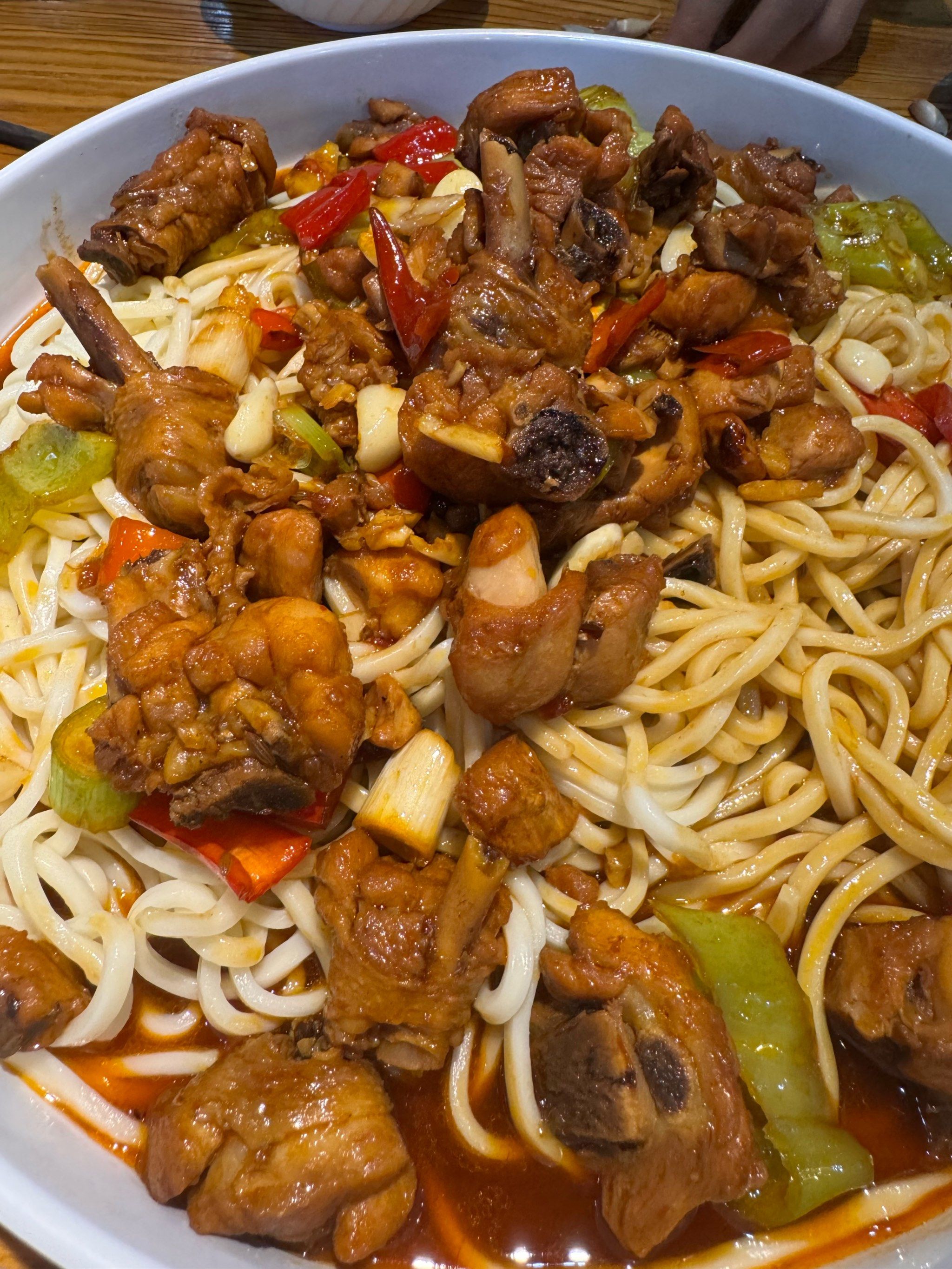 好吃 辣子鸡面
