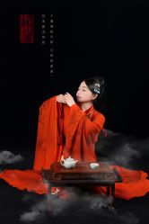 -后宫·古装汉服京剧儿童亲子全家福摄影