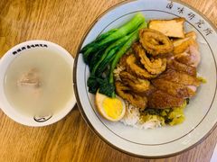 狮头牌鹅肉拼大肠饭-狮头牌卤味研究所·卤味饭(花城汇南区店)