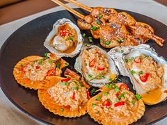 碳烤扇贝-覃记海鲜美食餐厅