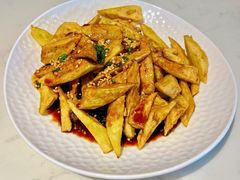 果仁脆皮茄子-后海16号·北京私房菜