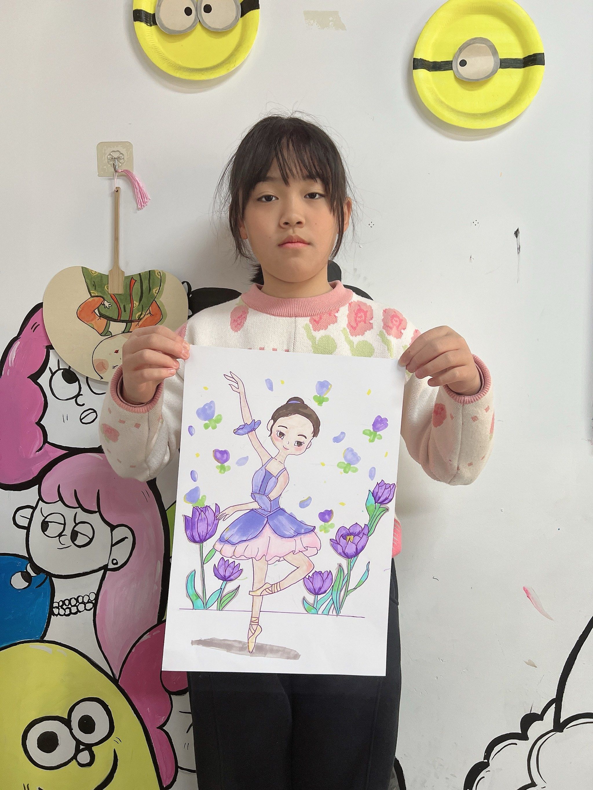 跳芭蕾舞的少女