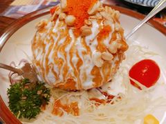 炸温泉蛋土豆泥沙律-仙隐小鹿中華の日料(正弘城店)