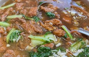 Pork Floss Stewed with Baby Bok Choy