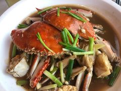 姜葱炒梭子蟹-丰收渔港饭店(嵊泗店)