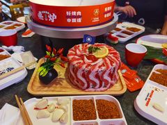 秦炉牛肉蛋糕-秦炉烤肉(财富中心店)