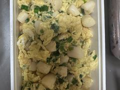 扇贝柱汆鸡蛋-船梆煮•蒸汽海鲜·炉火烤肉(五四广场店)