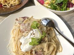 水煮蛋奶油意面-The Rug Cafe(王府中环店)
