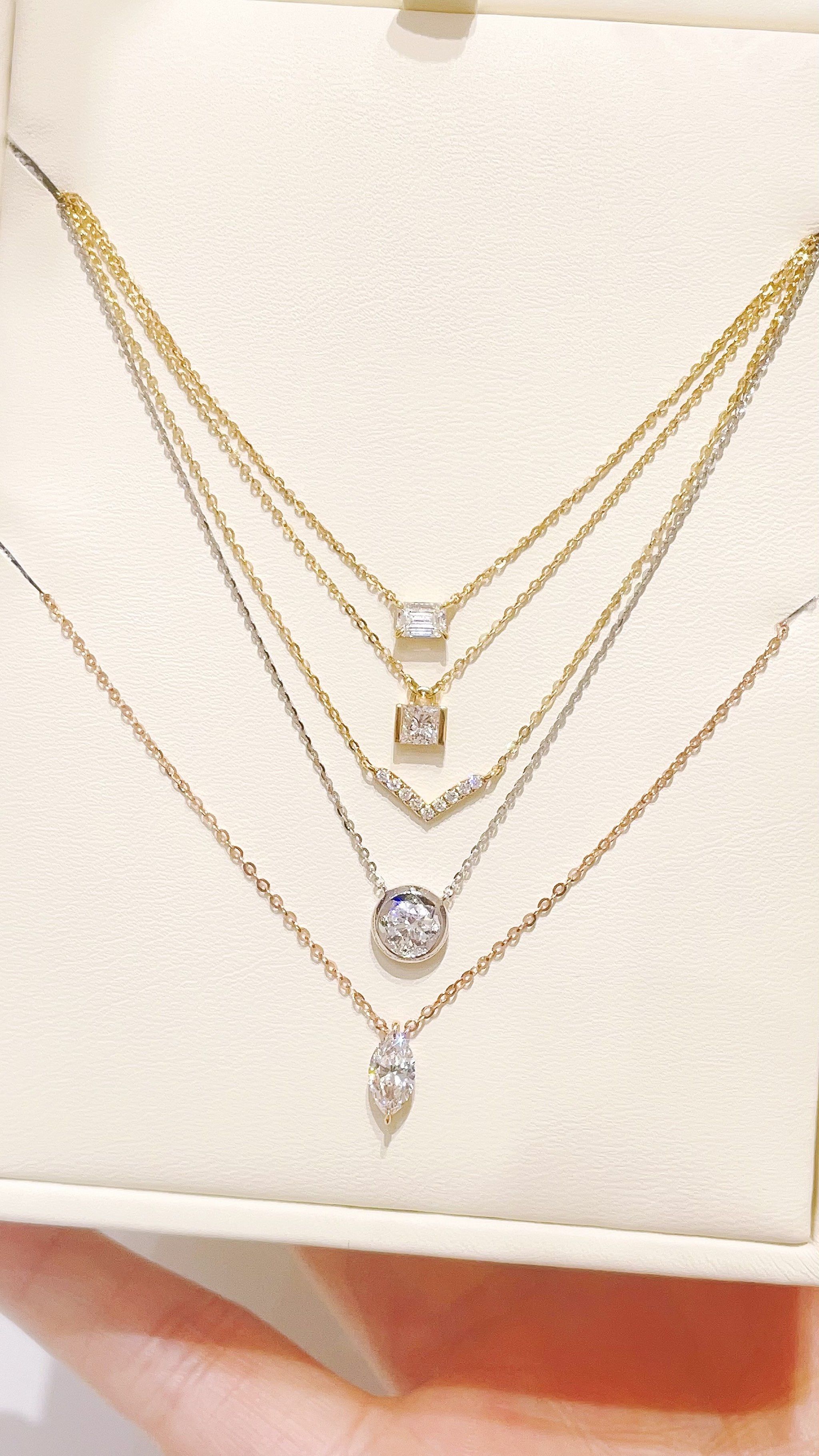 love 分享.冬日暖✨个性时尚钻石项链合集