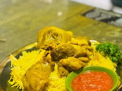 香烤半鸡配米饭-Mevlana梅夫娜土耳其餐厅·清真
