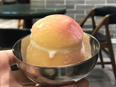 水蜜桃冰沙-民信老铺(双皮奶博物馆店)